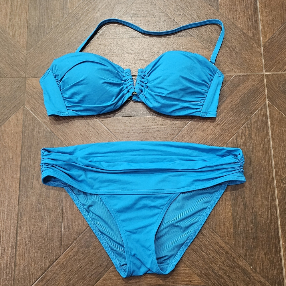 Victoria's Secret Bikini swimsuit Size small & medium blue